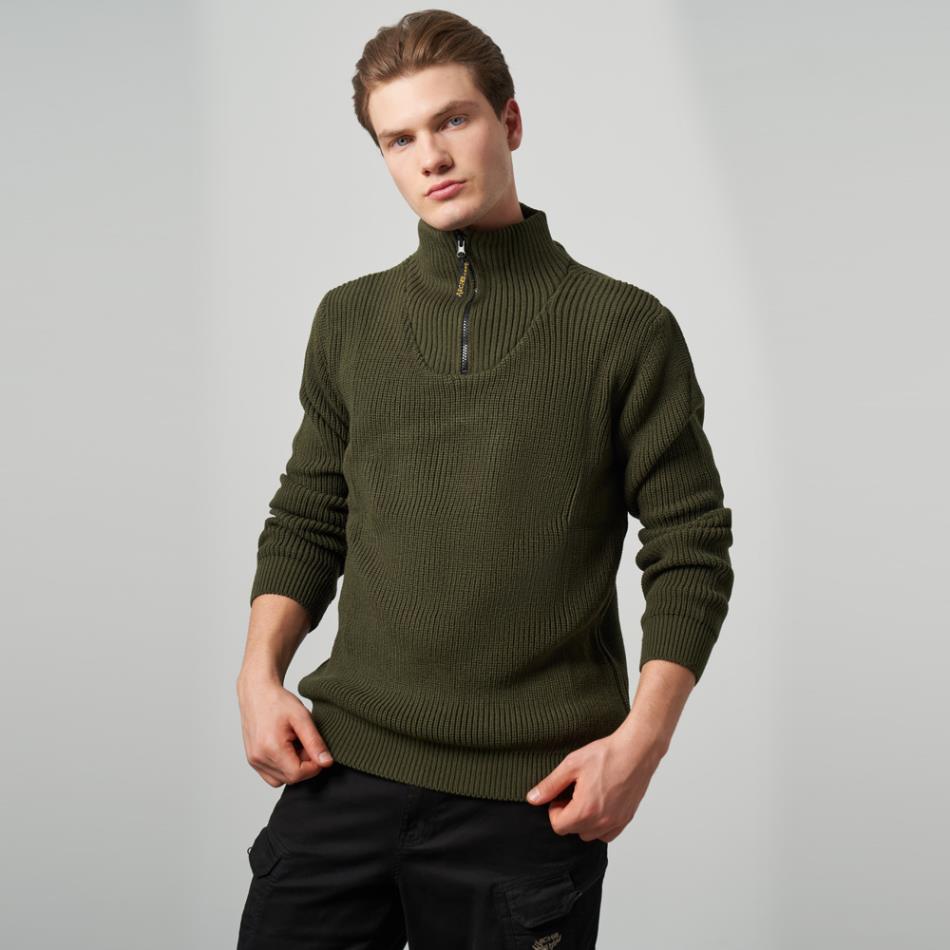 WİNTER Yarım Fermuar Yaka Kazak-Outdoor  Giyim