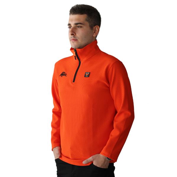 BEE Yarım Fermuar Yaka Uzun Kollu T-Shirt